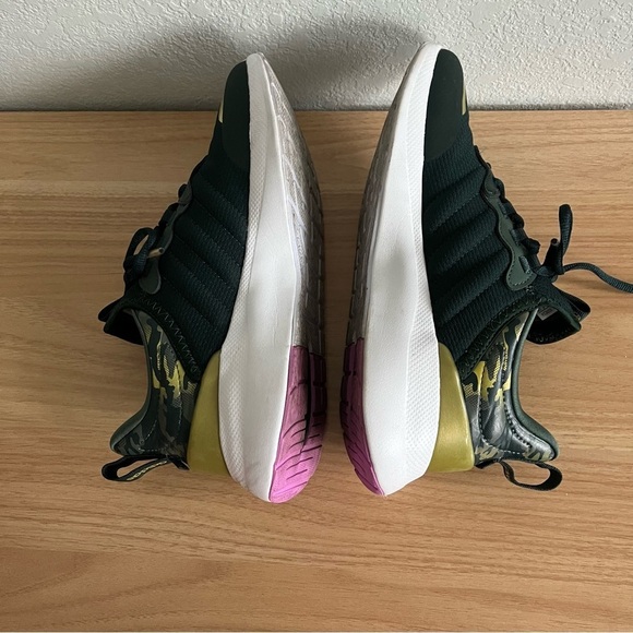 ADIDAS Women's sz 7 Sneakers Cloudfoam Comfot Puremotion Super Shadow Green - Picture 5 of 12